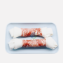 snowflake beef wrapped knotted rawhide 7 inch
